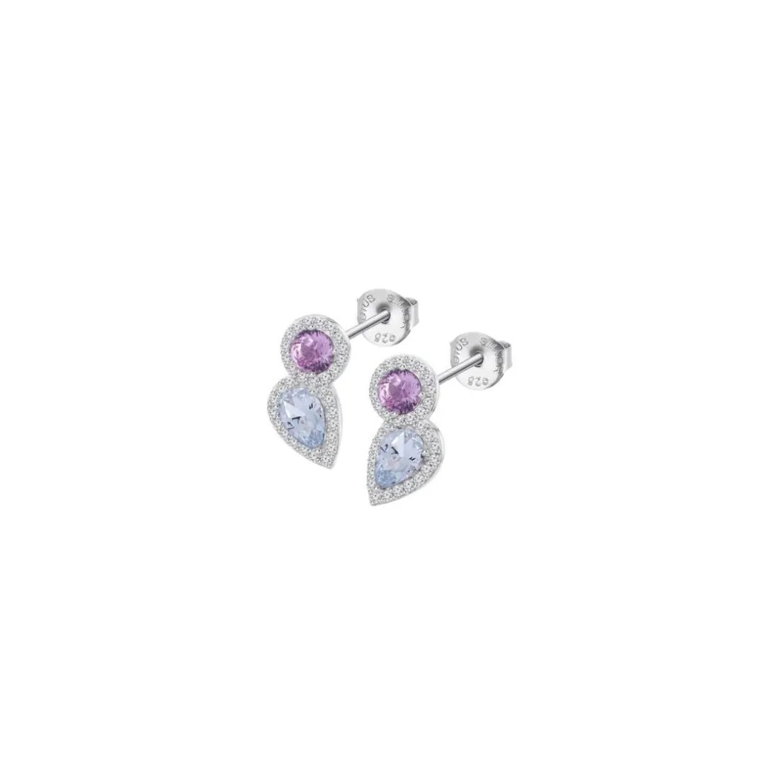 Boucles oreilles Lotus Silver Colors - LP3841-4-1