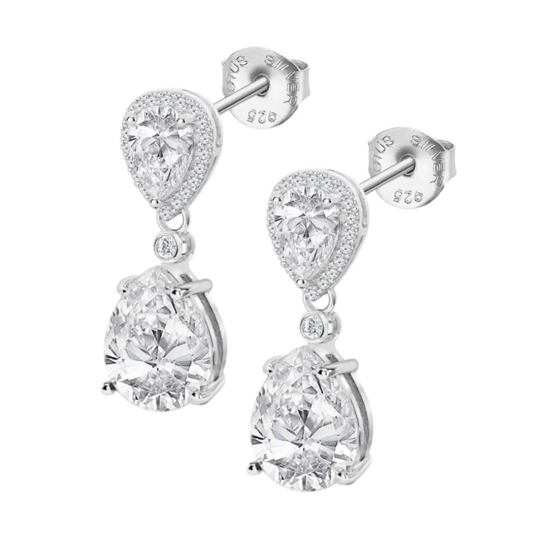 Boucles oreilles Lotus Silver Colors - LP3788-4-1