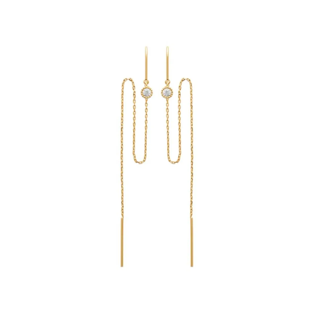 Boucles oreilles Maison de la Bijouterie Sensimio Y30305Z0 Plaqué or