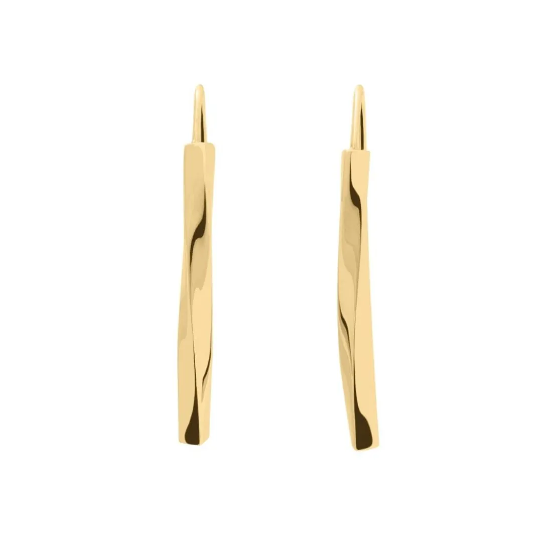 Boucles oreilles Pierre Lannier Bijoux Entasis - BJ20A8201 Acier Doré