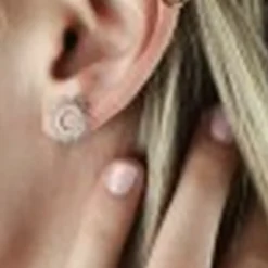 Boucles oreilles puces soleil Argent Maison de la Bijouterie W564V00