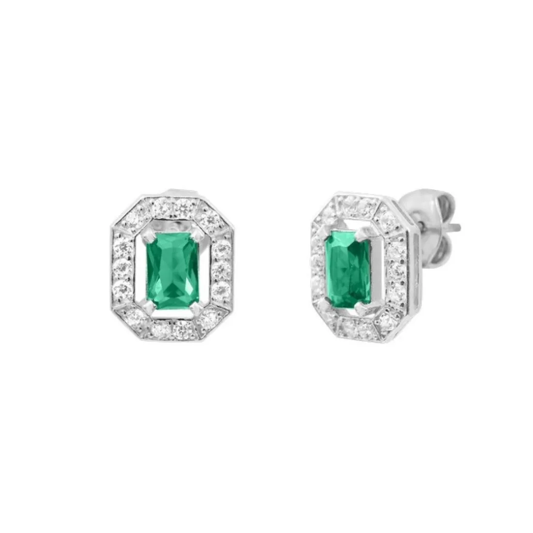 Boucles oreilles RKG Bijoux Romy - VINE04RHO Argent