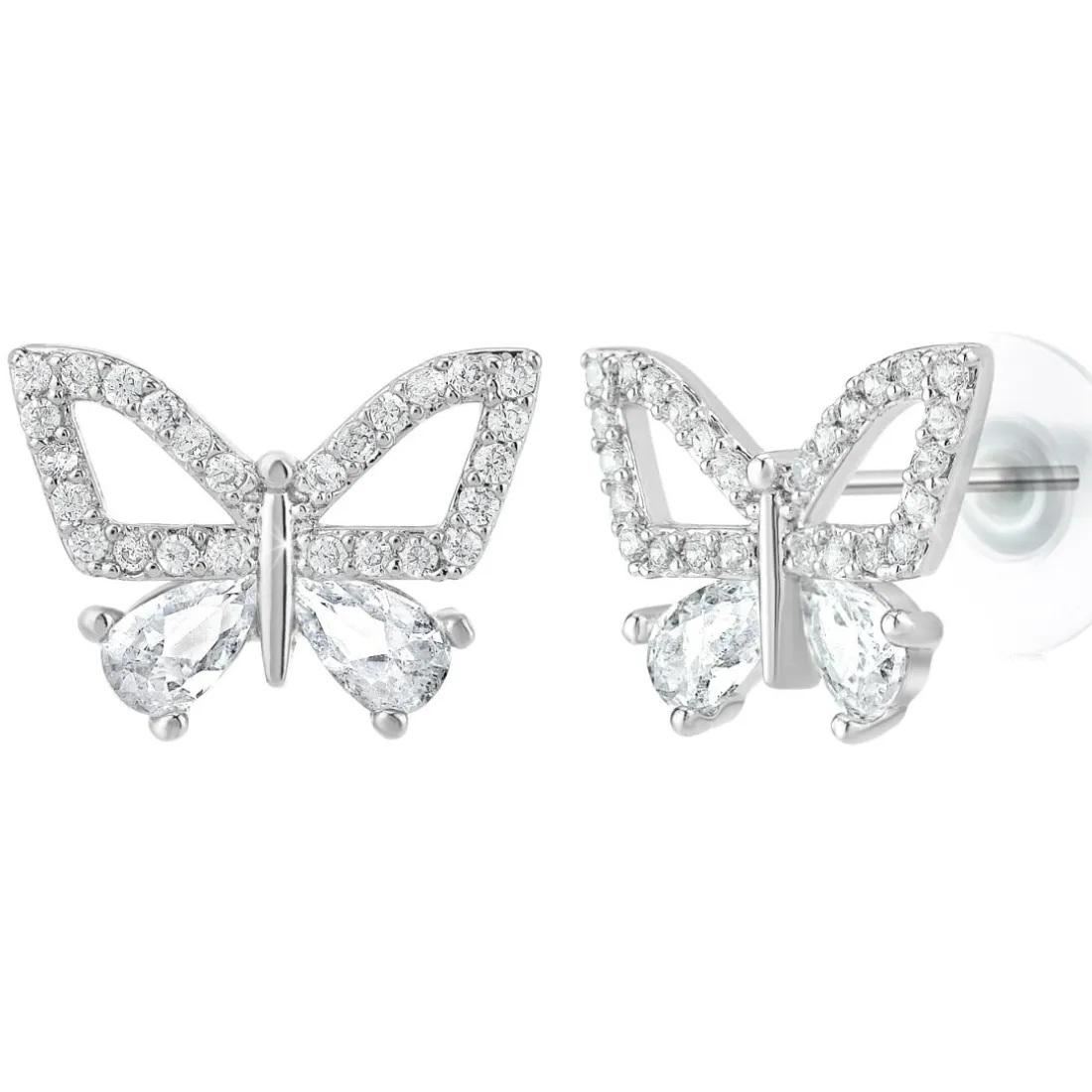 Boucles Oreilles So Charm - B3129-ARGENT-BO - Boucles D'Oreilles Argentées