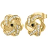 Boucles Oreilles So Charm - BD2034-DORE-BO-DIAMANT - Boucles D'Oreilles Dorées