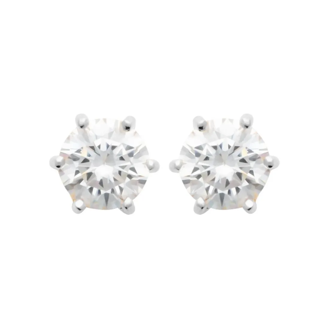 Boucles oreilles solitaires argent Maison de la Bijouterie Z0YZ536WZ
