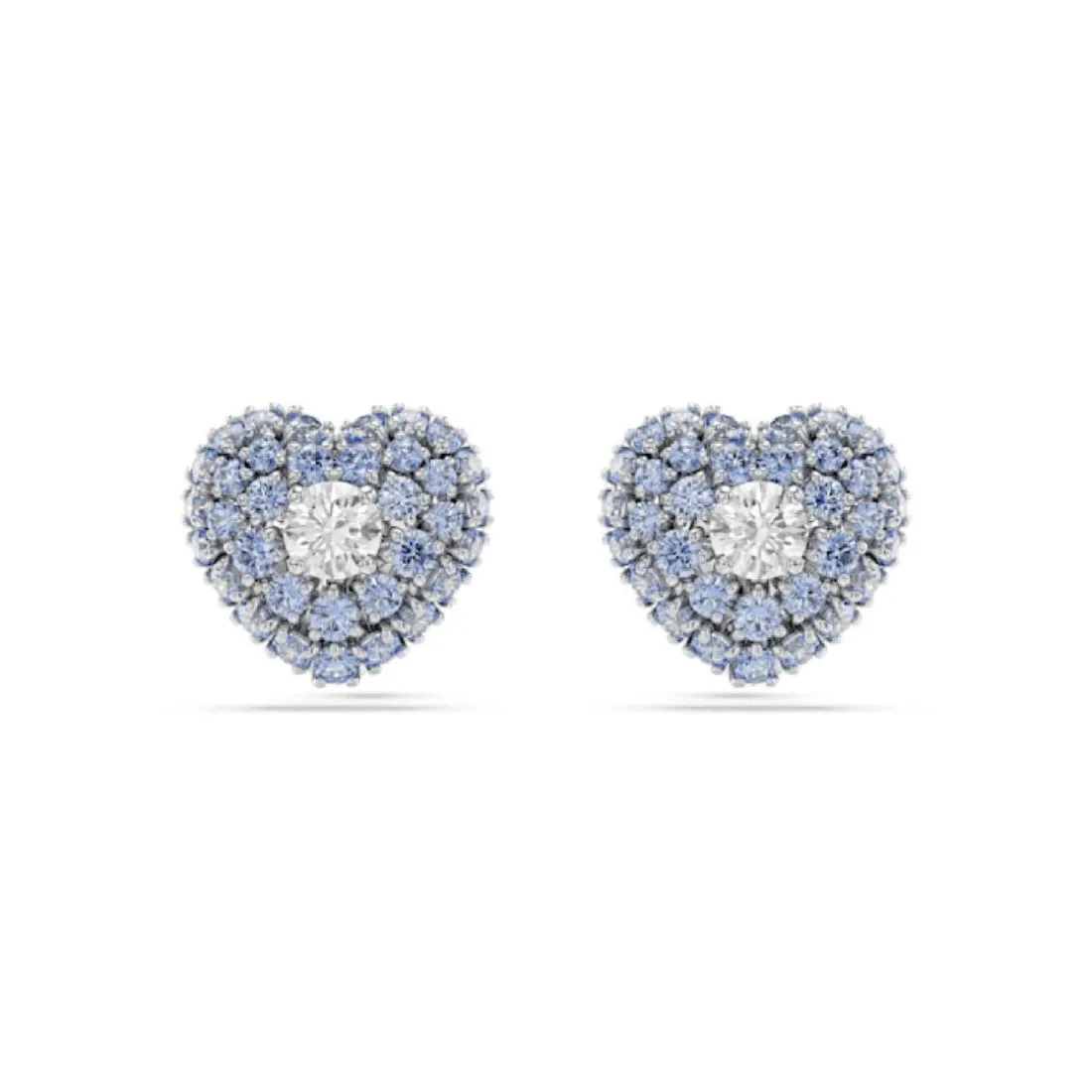 Boucles oreilles Swarovski Hyperbola Studs - 5683576 bleu,argent