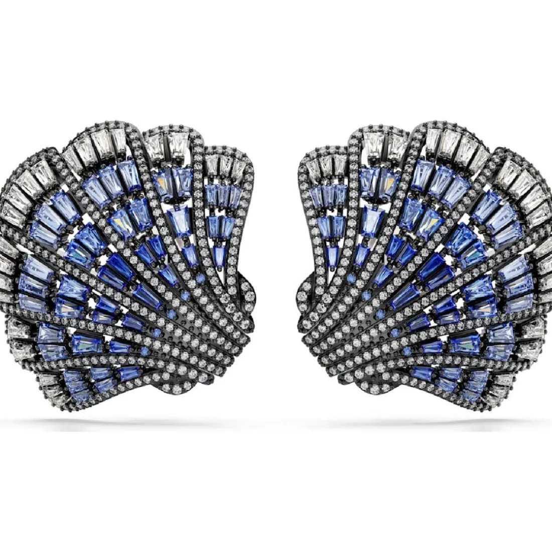Boucles oreilles Swarovski Idyllia E - 5683033 bleu,argent