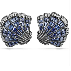 Boucles oreilles Swarovski Idyllia E - 5683033 bleu,argent