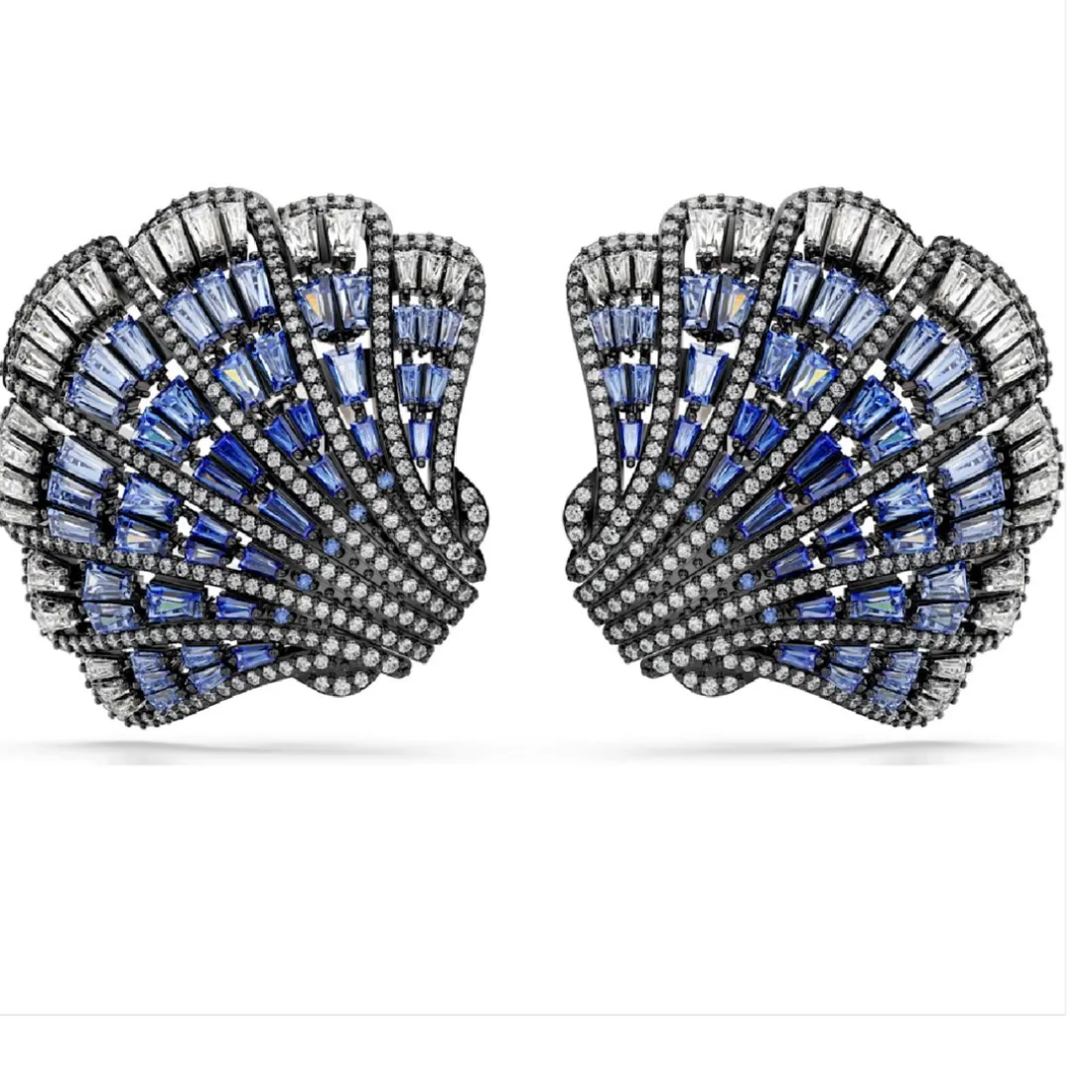 Boucles oreilles Swarovski Idyllia E - 5683033 bleu,argent
