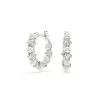 Boucles oreilles Swarovski Matrix Pearl - 5709256 Métal rhodié Blanc