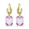 Boucles oreilles Swarovski Millenia 5694784 Plaqué or Violet