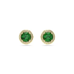 Boucles oreilles Swarovski Una - 5680562 Plaqué or Vert