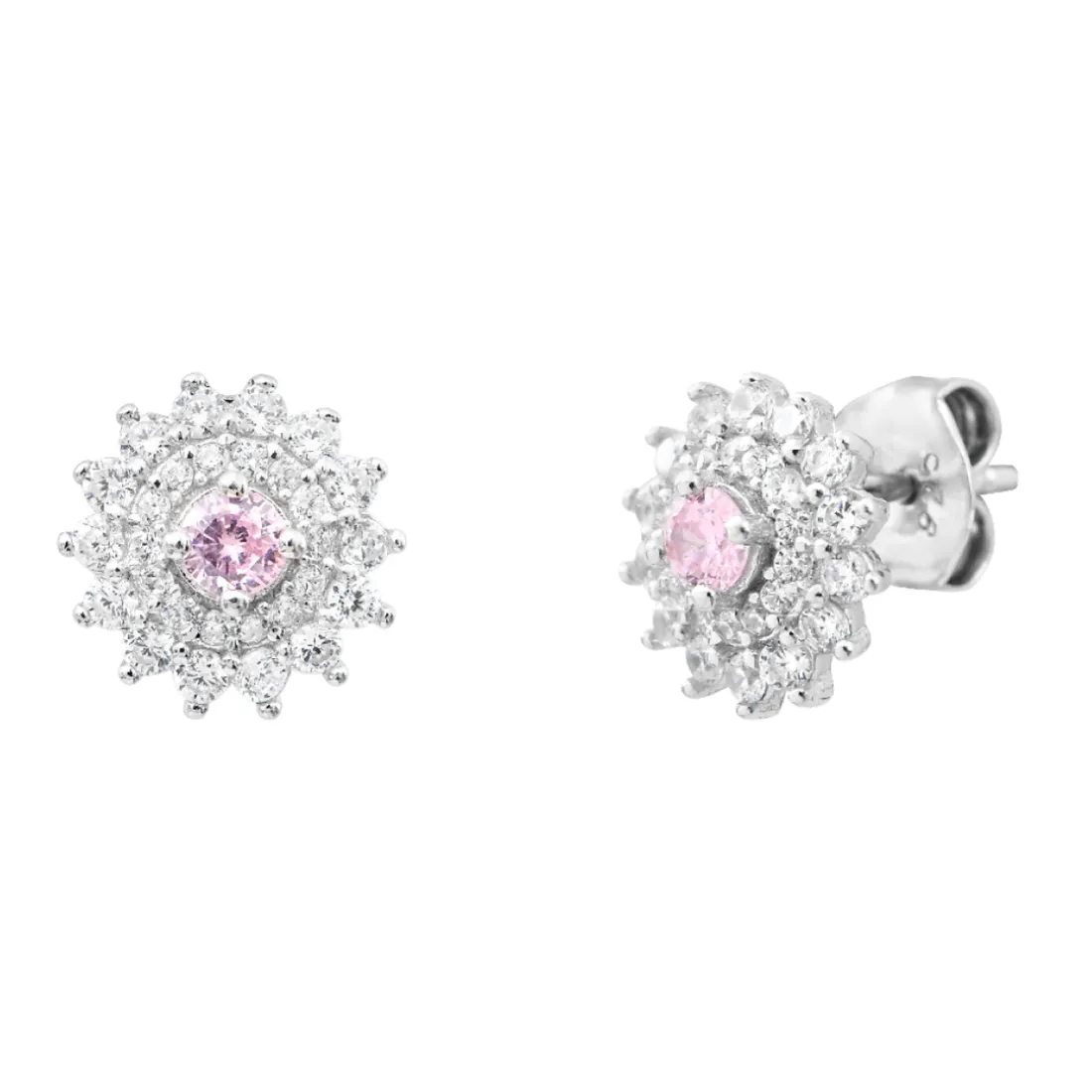 Boucles Punica bijoux Fine FIN_E14_RHO Argent