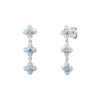 Boucles Punica bijoux Fine FIN_E11_RHO Argent