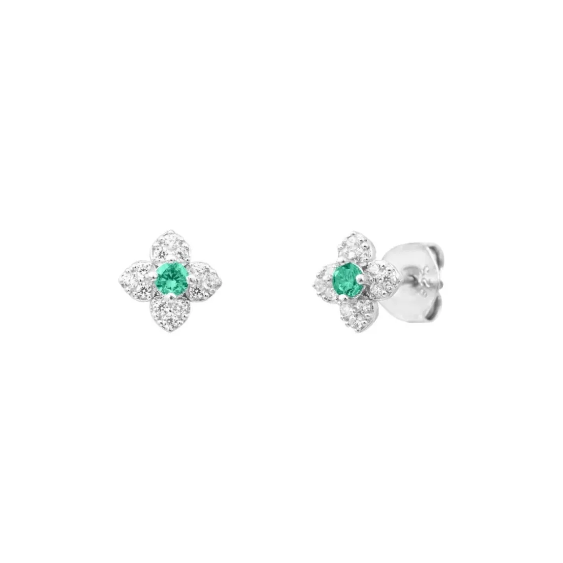 Boucles Punica bijoux Fine FIN_E08_RHO Argent