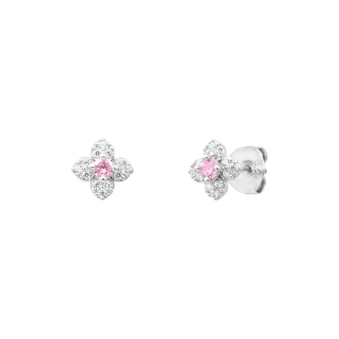 Boucles Punica bijoux Fine FIN_E06_RHO Argent
