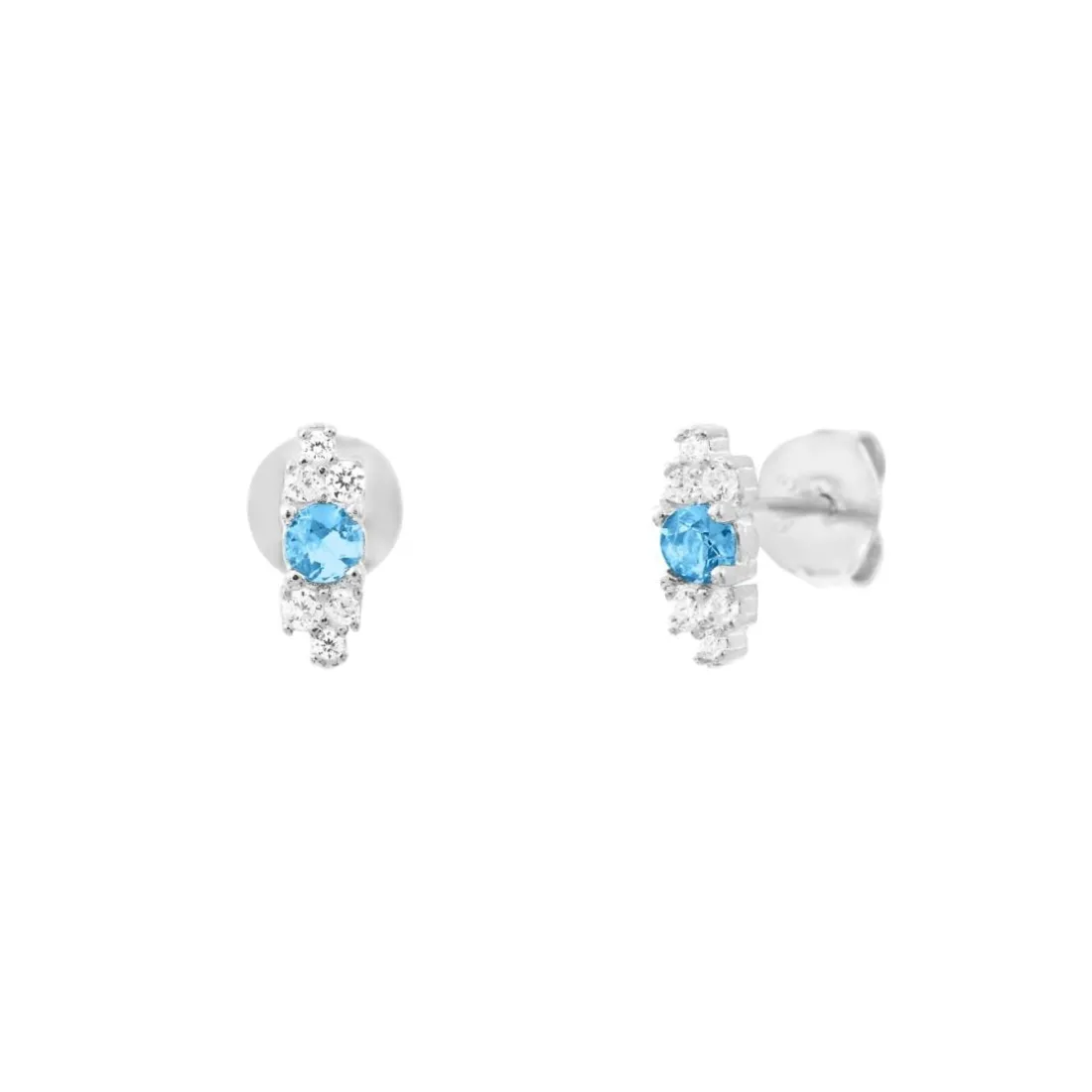 Boucles Punica bijoux Fine FIN_E03_RHO Argent