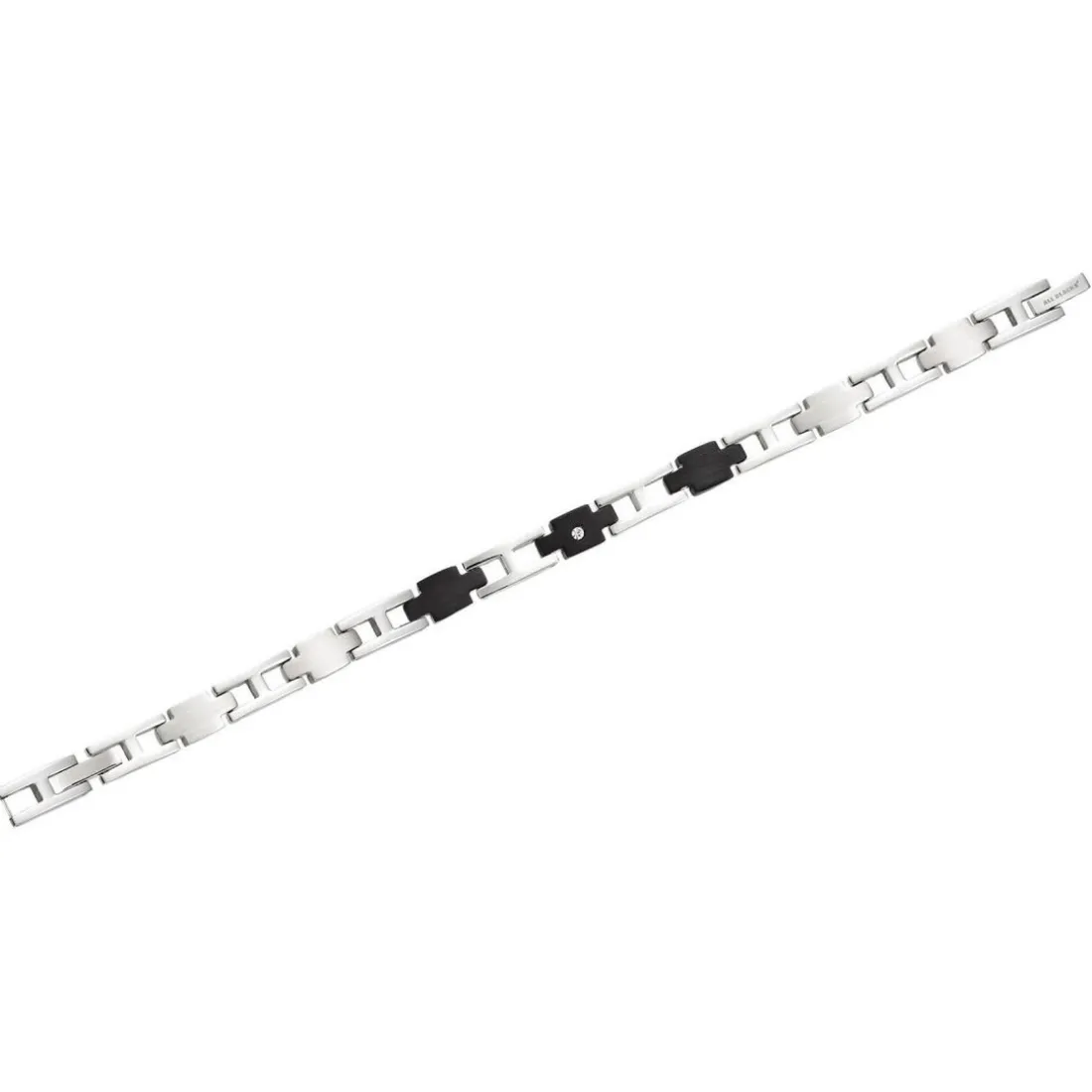 Bracelet Homme All Blacks 682188 - Acier Argent et Noir