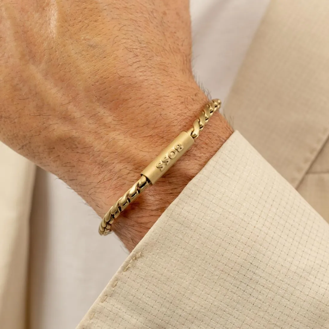 Bracelet Homme Boss Bijoux Doran - 1580696 Acier Doré