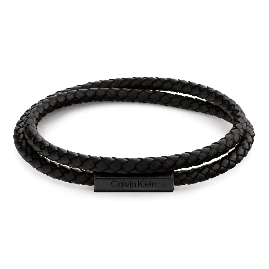 Bracelet Homme Calvin Klein Bijoux - 35000209 Cuir, Acier Noir
