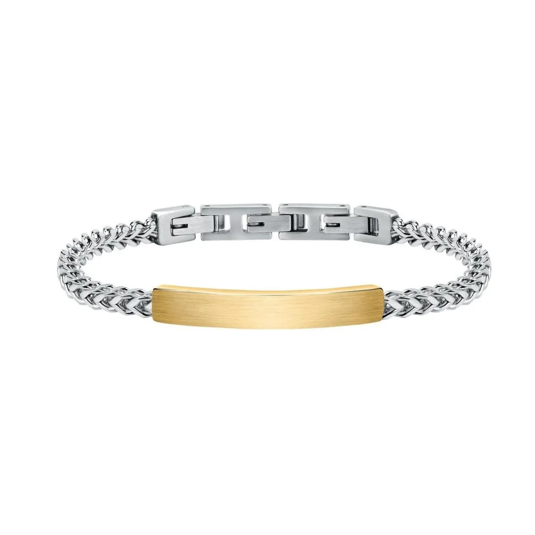 Bracelet Homme en acier bicolore
