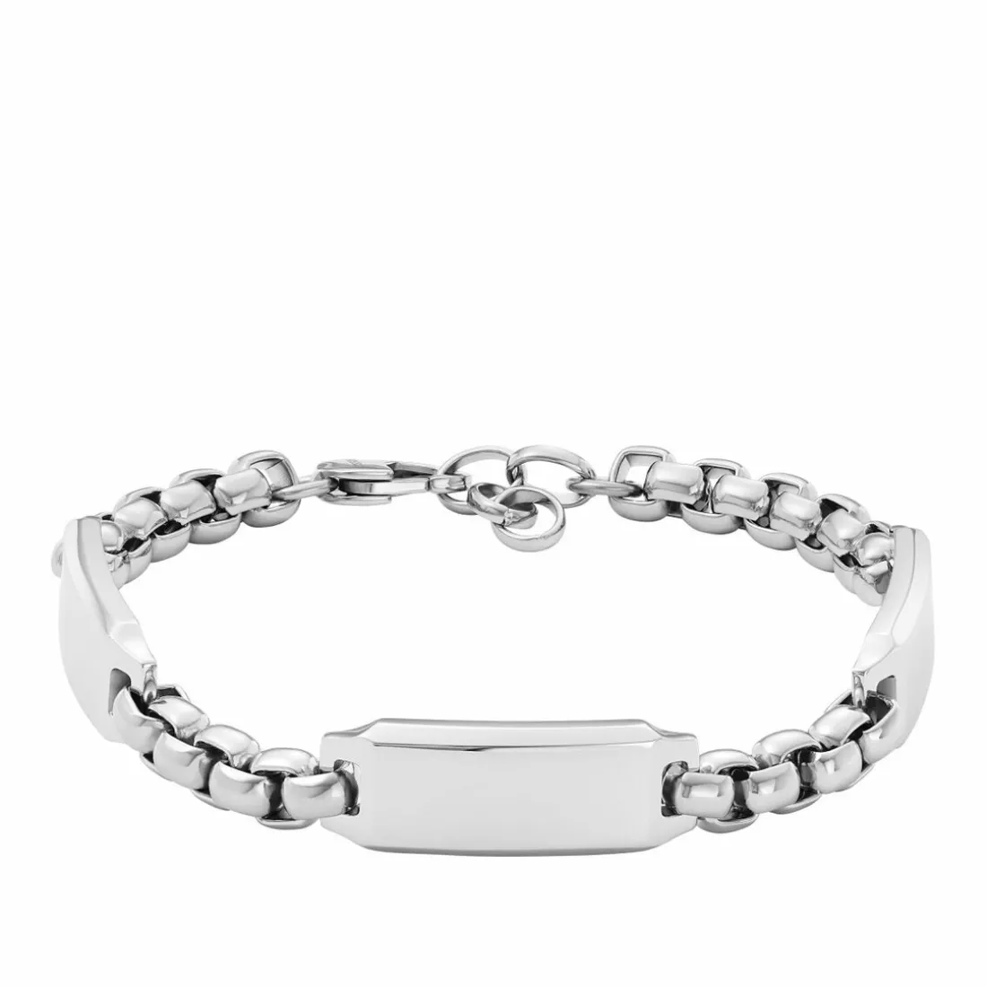 Bracelet Homme Fossil Bijoux Engravables - JF04400040 Acier Argent