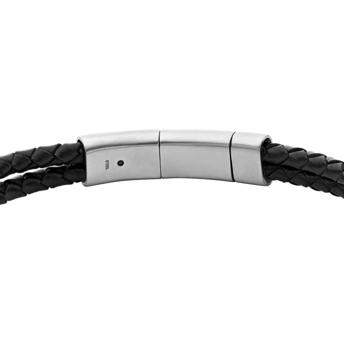 Bracelet Homme JF04202040 en cuir noir