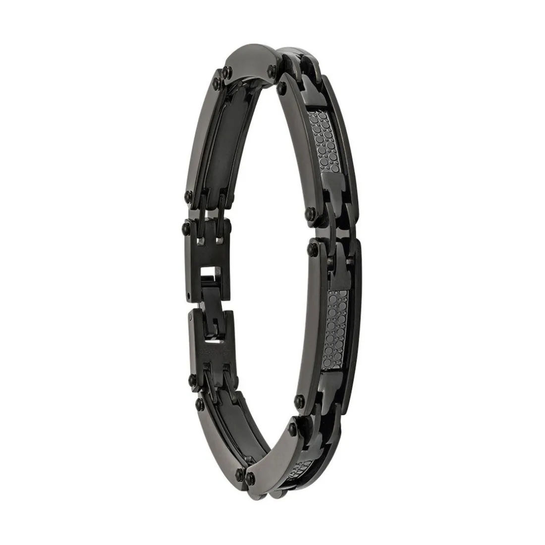 Bracelet Homme Jourdan JH110007B - TULUM - Acier noir