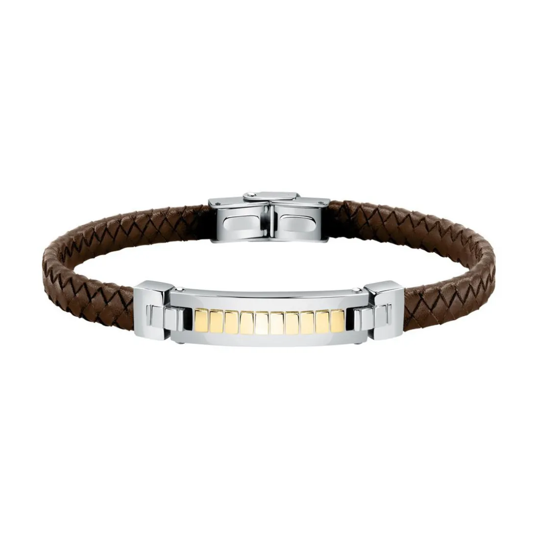 Bracelet Homme Morellato Bijoux SQH34 - Cuir Marron