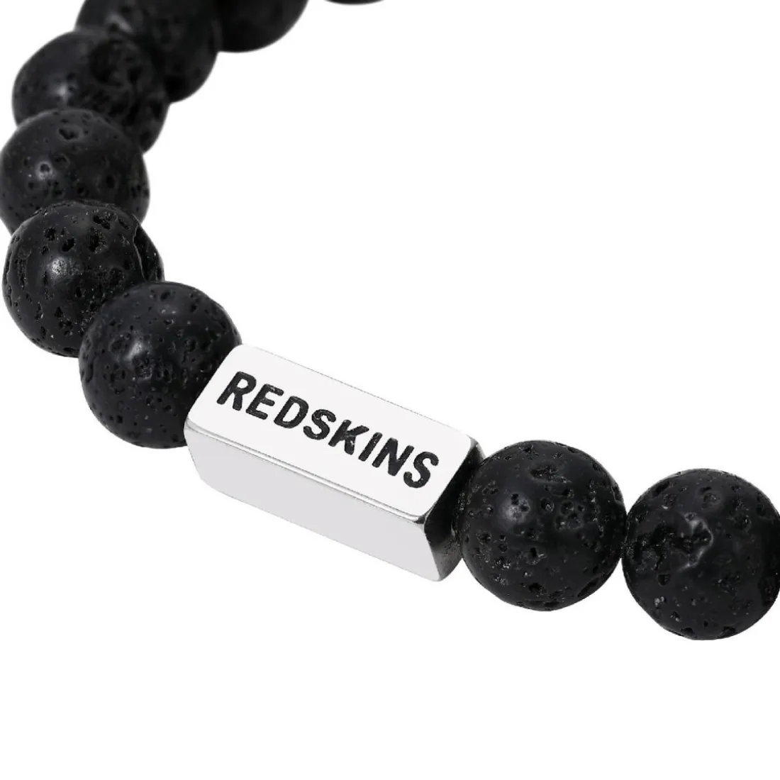 Bracelet Homme Redskins Bijoux Pierre De Lave - 285709 Pierre Noir