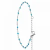 Bracelet Femme Angèle M - B2381-BLEU Acier Argent