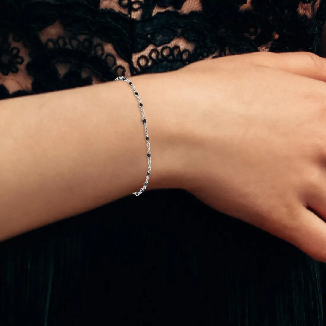 Bracelet Femme Angèle M B2381-NOIR