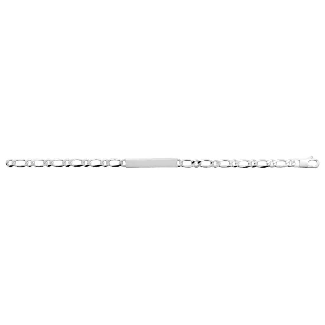 Bracelet femme argent chainage figaro 1-1 5mm Maison de la Bijouterie 56Z005ZV