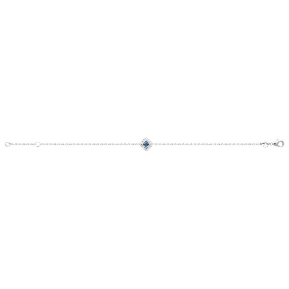 Bracelet femme argent pierre bleue Maison de la Bijouterie VW3UV5ZV