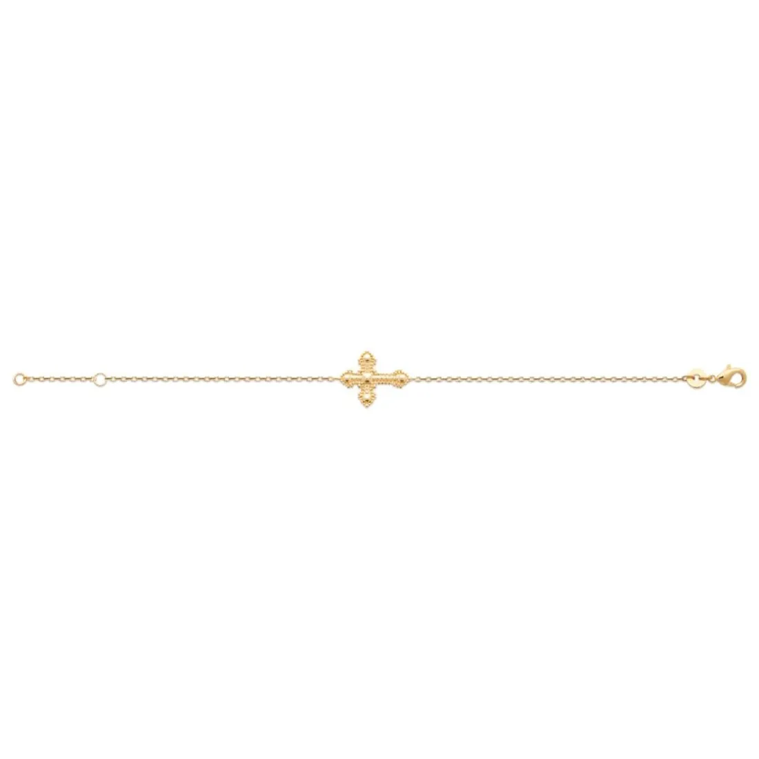 Bracelet femme croix plaqué or Maison de la Bijouterie UYYZZYZV
