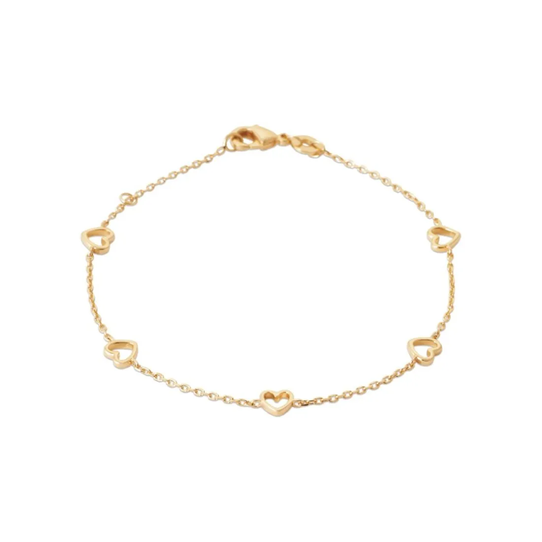 Bracelet femme cœur fantaisie plaqué or Maison de la Bijouterie UYZU0ZZV