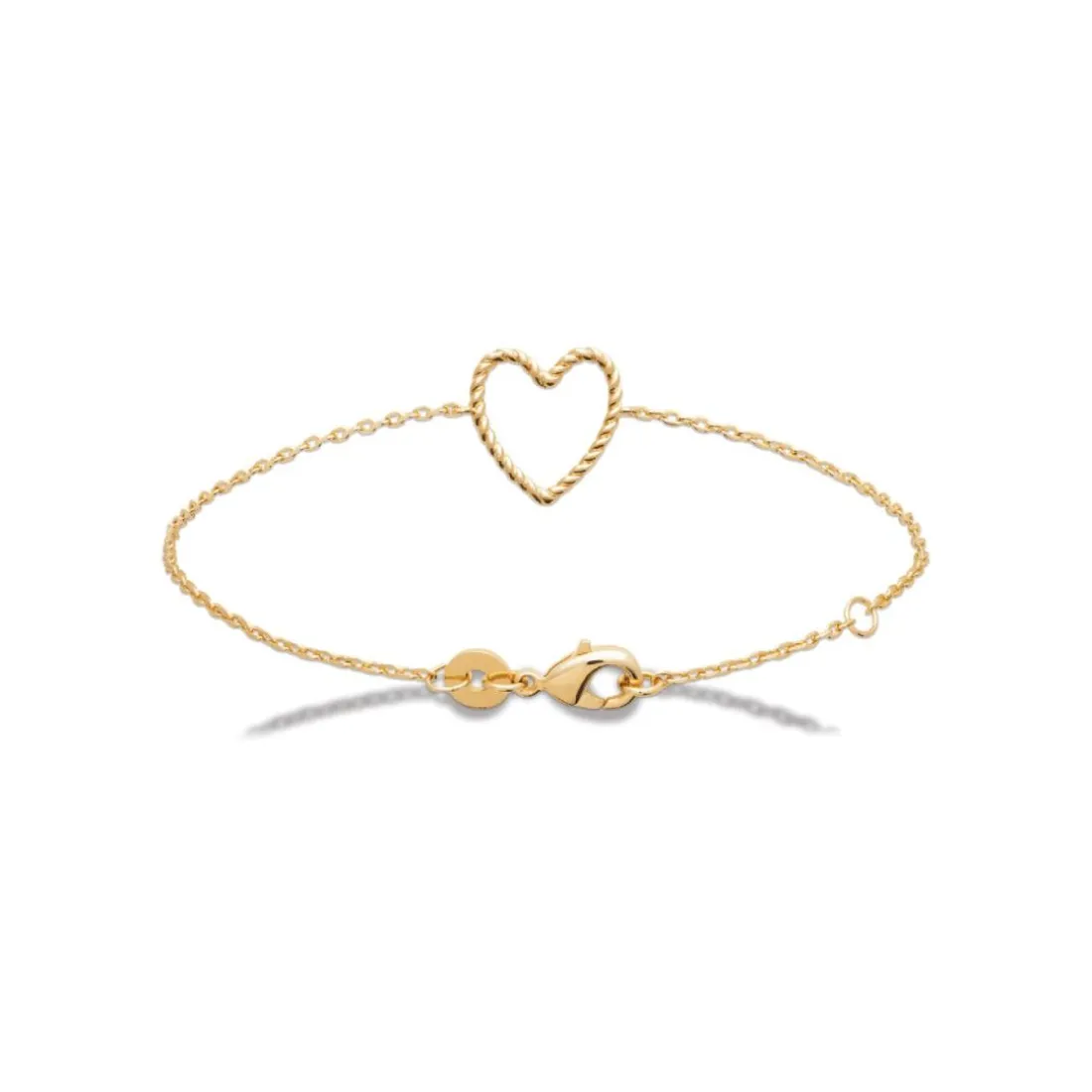 Bracelet femme cœur fantaisie plaqué or Maison de la Bijouterie UYZVUWZV