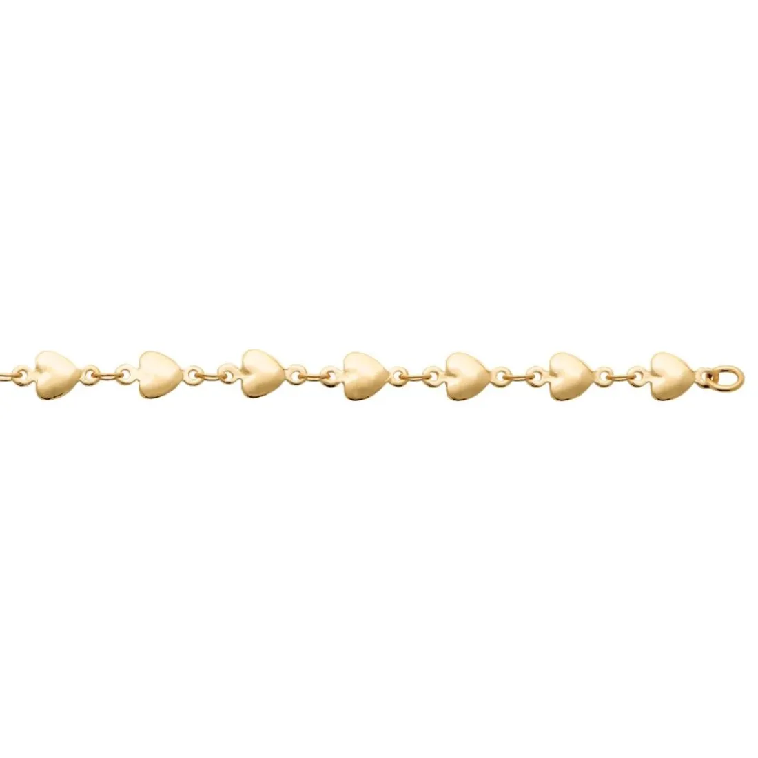 Bracelet femme cœur fantaisie plaqué or Maison de la Bijouterie YU0Y3ZZV