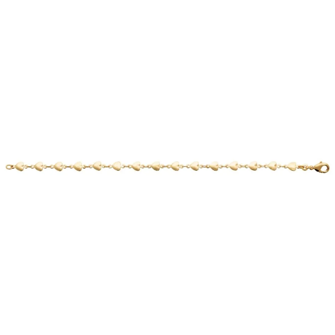 Bracelet femme cœur fantaisie plaqué or Maison de la Bijouterie YU0Y3ZZV