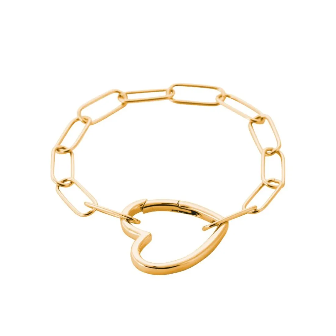 Bracelet femme cœur fantaisie plaqué or Maison de la Bijouterie UYZUY4ZV