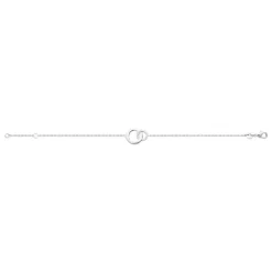 Bracelet femme double anneau oxyde de zirconium Maison de la Bijouterie VW3U3YZV