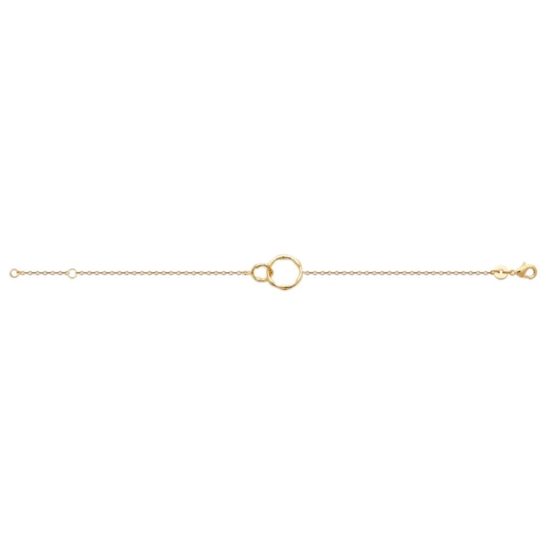 Bracelet femme double rond plaqué or Maison de la Bijouterie UYZUY3ZV