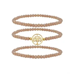 Bracelet Femme Edforce 534-0150-B - Acier Doré