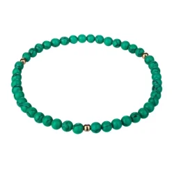 Bracelet Femme Emily Westwood WB1203R - Acier et Perles Vertes