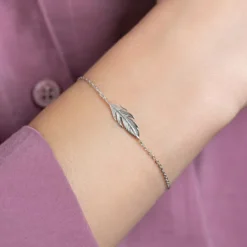 Bracelet Femme fantaisie oxyde de zirconium Argent Maison de la Bijouterie VWZW34ZV