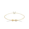 Bracelet femme fantaisie oxyde de zirconium plaqué or Maison de la Bijouterie UW3VV3ZV