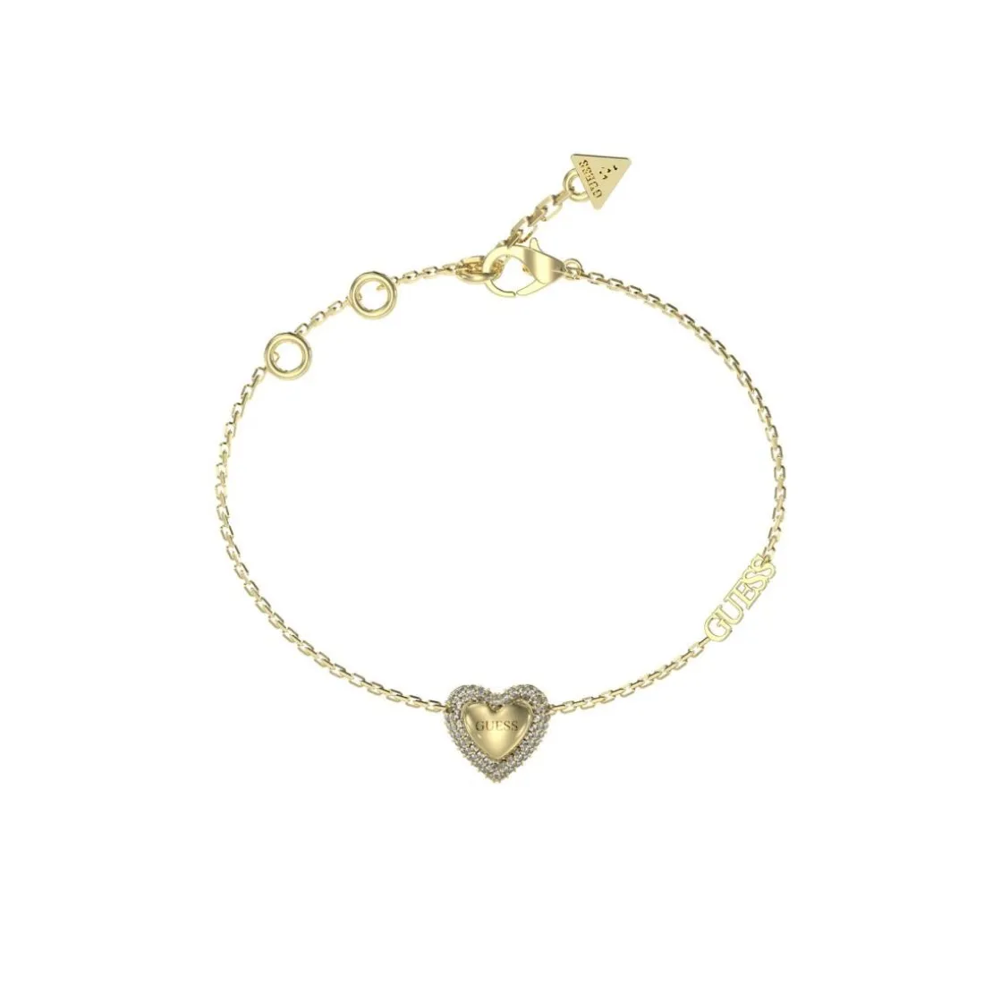 Bracelet Femme Guess Bijoux Beloved JUBB05022JWYGS Acier Doré