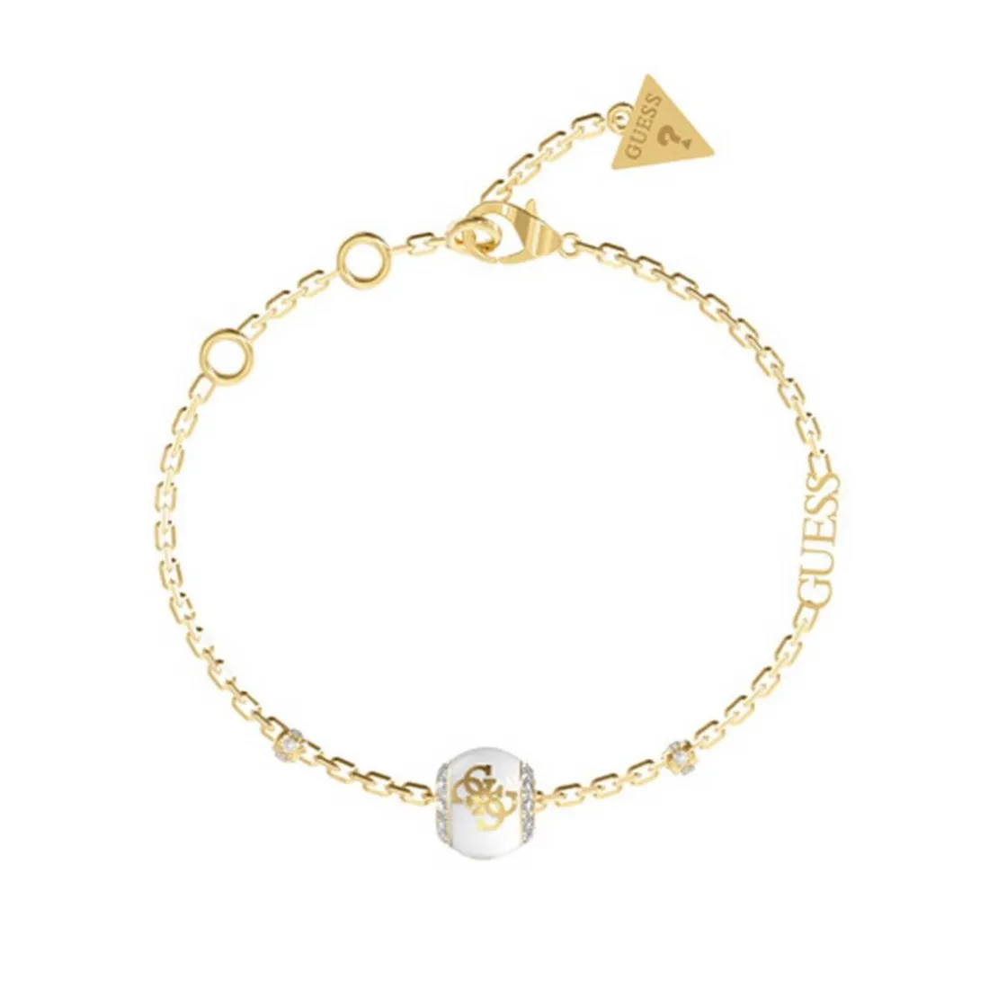 Bracelet Femme Guess Bijoux - JUBB02282JWYGWH 4G LOOP Acier Doré