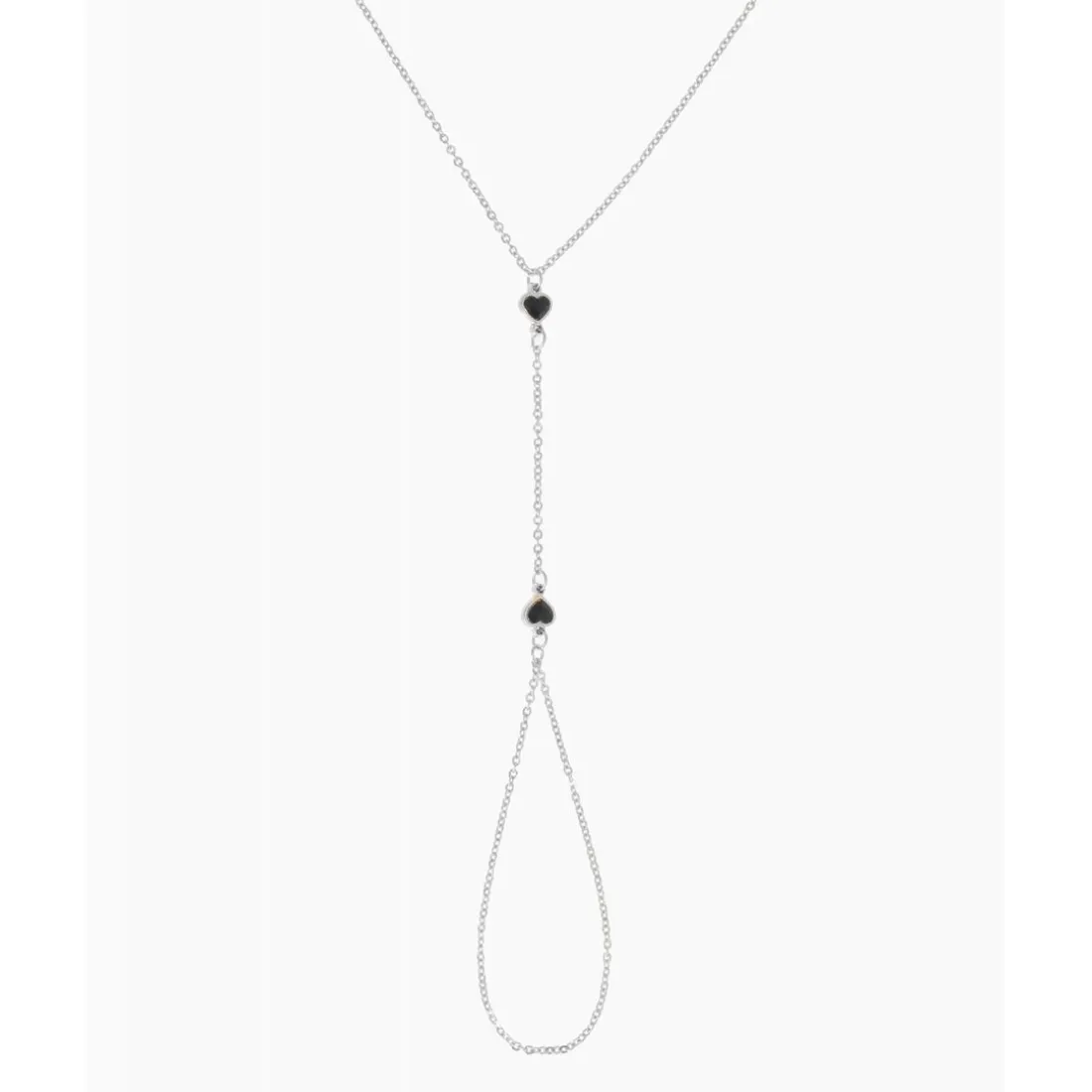 Bracelet Femme Les Interchangeables A59236 - Chaine De Main Coeur
