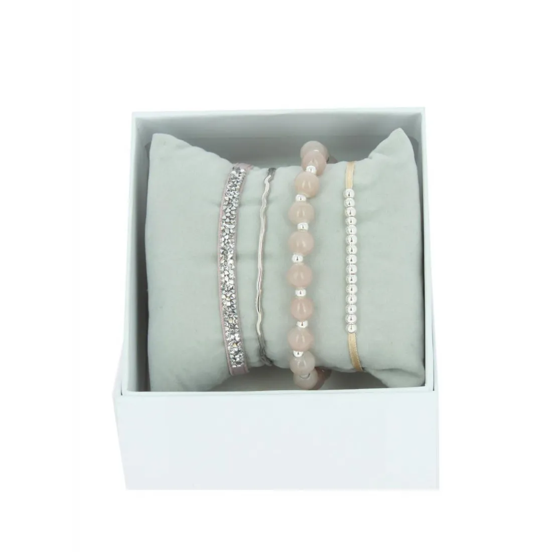 Bracelet Femme Les Interchangeables - A54380 Strass Box Jonc Fil